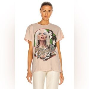 ‼️RARE‼️🎸Madeworn🎸🔥NWT🔥 Blondie Vintage Crew Tee in Pink—XS